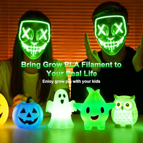 Image of GAINTARM Glow in The Dark Filament,Luminous Green 3D Printer Filament 1.75mm,Dimensional Accuracy + /- 0.02 mm,High Brightness and Long Time Glow, Christmas Green Fit for Most FDM 3D Printer