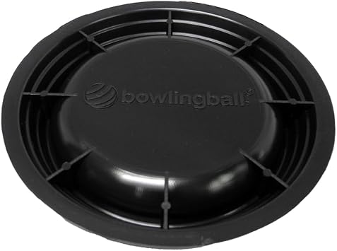 Basic Black Bowling Ball Cup - Holds Bowling Ball in Place for Displaying-Cleaning-Sanding-Storing - Compatible with All Bowling Balls