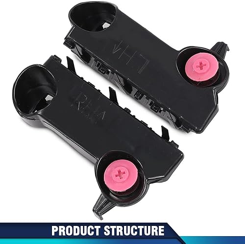 Miniatura 120 de PIT66 Soporte de parachoques delantero compatible con Hyundai Sonata 2011-2015 2 piezas soporte de parachoques delantero izquierdo y derecho