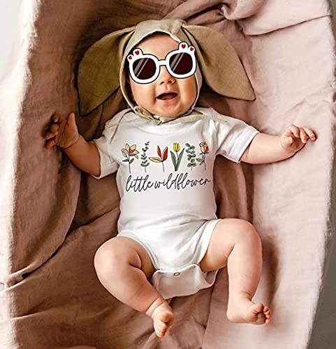 Cm C&M Wodro Baby Girl Romper Infant Wild Flower One Piece Jumpsuits Floral Bodysuit Short Sleeve Summer Clothes Outfit #TOP1