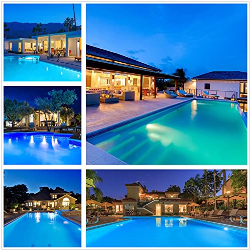 Led Pool Lights For Inground Pool,120V 40W Waterproof Color Splash E26 Led Bulb Replacement For 500W Pentair And Hayward Fixture (120V-Rgb+White) #TOP5