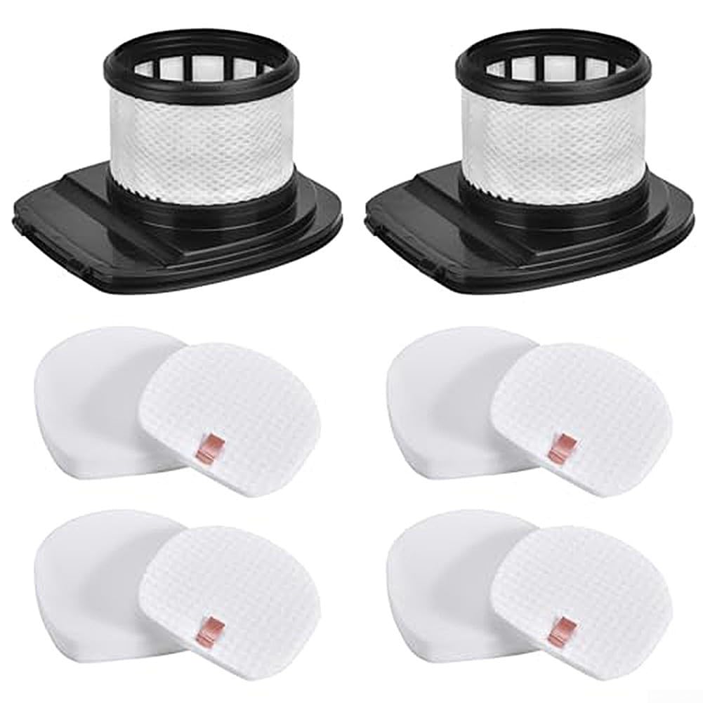 6-Pack Washable Vacuum Filters For Shark XPMFK320 – High-Efficiency Cotton Filter Elements, Pet Hair & Allergy Relief