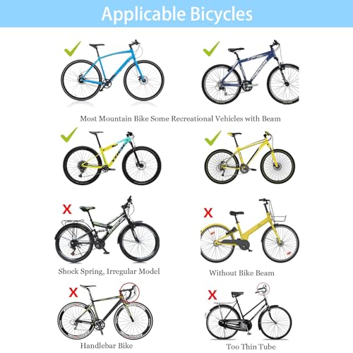 Asiento de bicicleta para niños delantero con pasamanos y cinturón hasta 50 kg 2