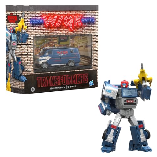 Transformers Collaborative Stranger Things, Figurines de Collection Freakwency et 8-Trax,...