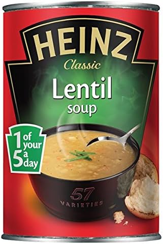 Heinz Classic Lentil Soup 400 g (Pack of 12)