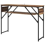 Facile à monter soi-même et surface facile d'entretien : la table se monte rapidement grâce à des instructions claires et est prête à l'emploi. La surface lisse en bois se nettoie facilement avec un chiffon humide. Idéale pour les zones fréquentées telles que les couloirs ou les salons où des meubles pratiques sont nécessaires.