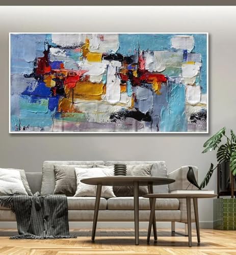 Pósteres en Color de Arte Geométrico Impresionismo Decoración de la Sala de Estar Lienzo