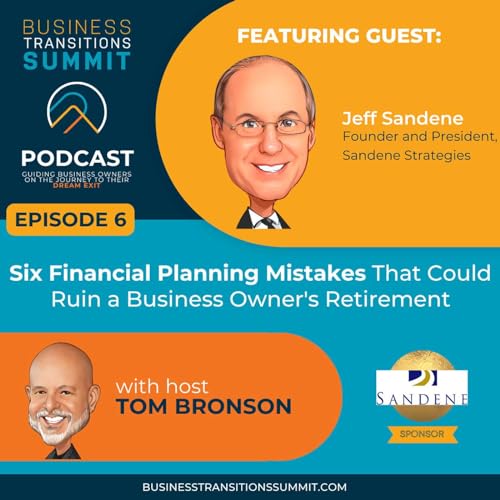 『Six Financial Planning Mistakes That Could Ruin a Business Owner's Retirement』のカバーアート