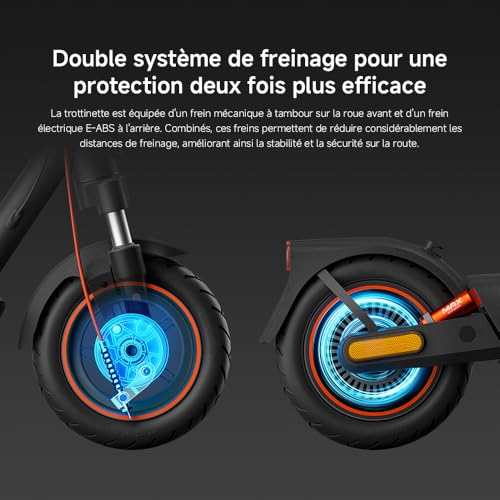Trottinette Électrique XIAOMI ELECTRICSCOOTER5MAX – 400 W, Autonomie 60 km, Vitesse max 25 km/h - vue 8