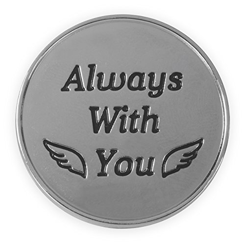 Angelstar 49861 Rainbow Bridge Pet Token-Always with You, Silver