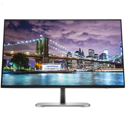 Image of HP Series 7 Pro 27-inch 727pu 2K Quad HD (2560 x 1440) LCD Monitor, 2-Pack Daisy Chain Connectivity, DisplayPort,Thunderbolt 4 USB-C w /100W PD Bundled with Desk Mount Dual Stand