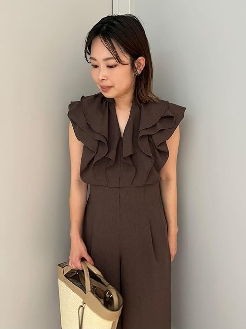 Amazon.co.jp: [セルフォード] ラッフルフリルロンパース