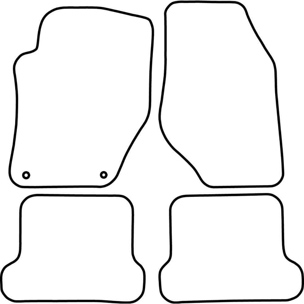 Image secondaire de AUTO-STYLE Set de tapis de sol compatible avec Peugeot 308 CC 2009-, Noir