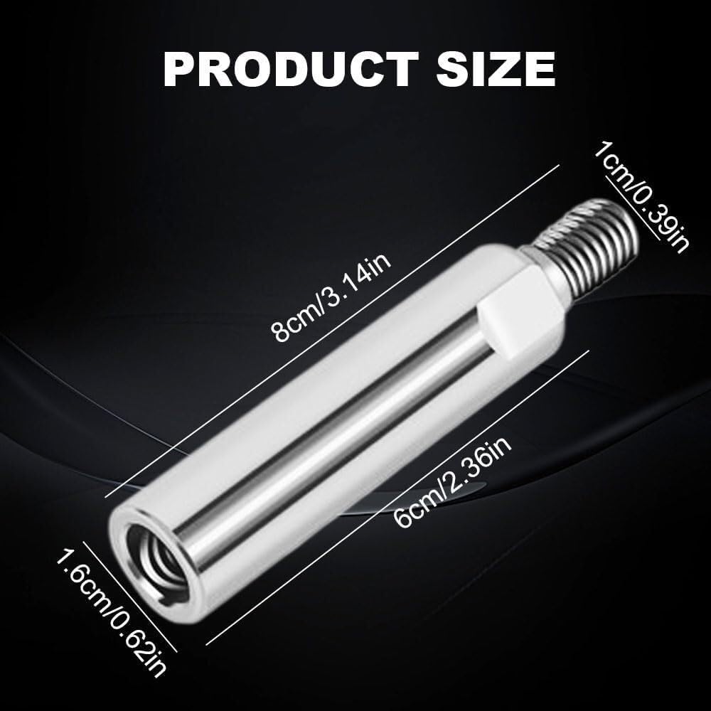Right Angle Drill,Right Angle Drill Attachment,Angle Grinder Extension Rod, Right Angle Drill Attachment, M10 Threaded Polishing Machine Adapter Rod, Grinder Tools, Extension Rod for Polishing Machine