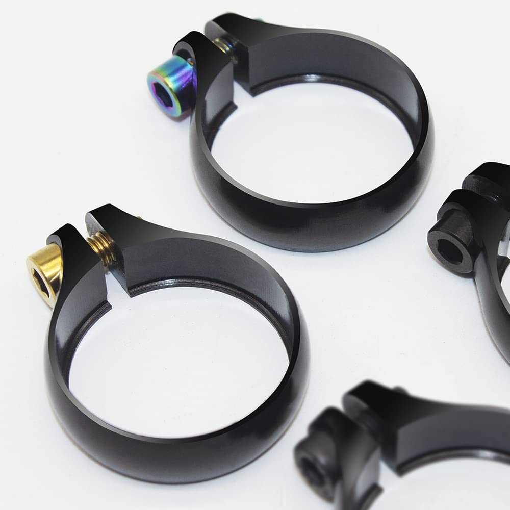 Titan Sattelklemme Für Fahrrad - Leichte CNC-Aluminiumlegierung Für 27,2-31,8mm