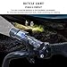 Aidisun High Lumen Tactical Flashlight Rechargeable 6000k XM-L2 Powerful Torch Light with USB Output That Charging for Mobile Devices Best for Camping Hiking Cycling (18650 Battery Included)