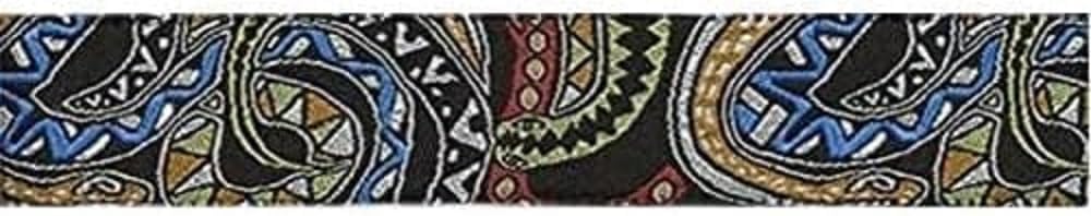 D'Addario Planet Waves 50JS04 Joe Satriani Snakes Mosaic Guitar Strap (Multicolor)