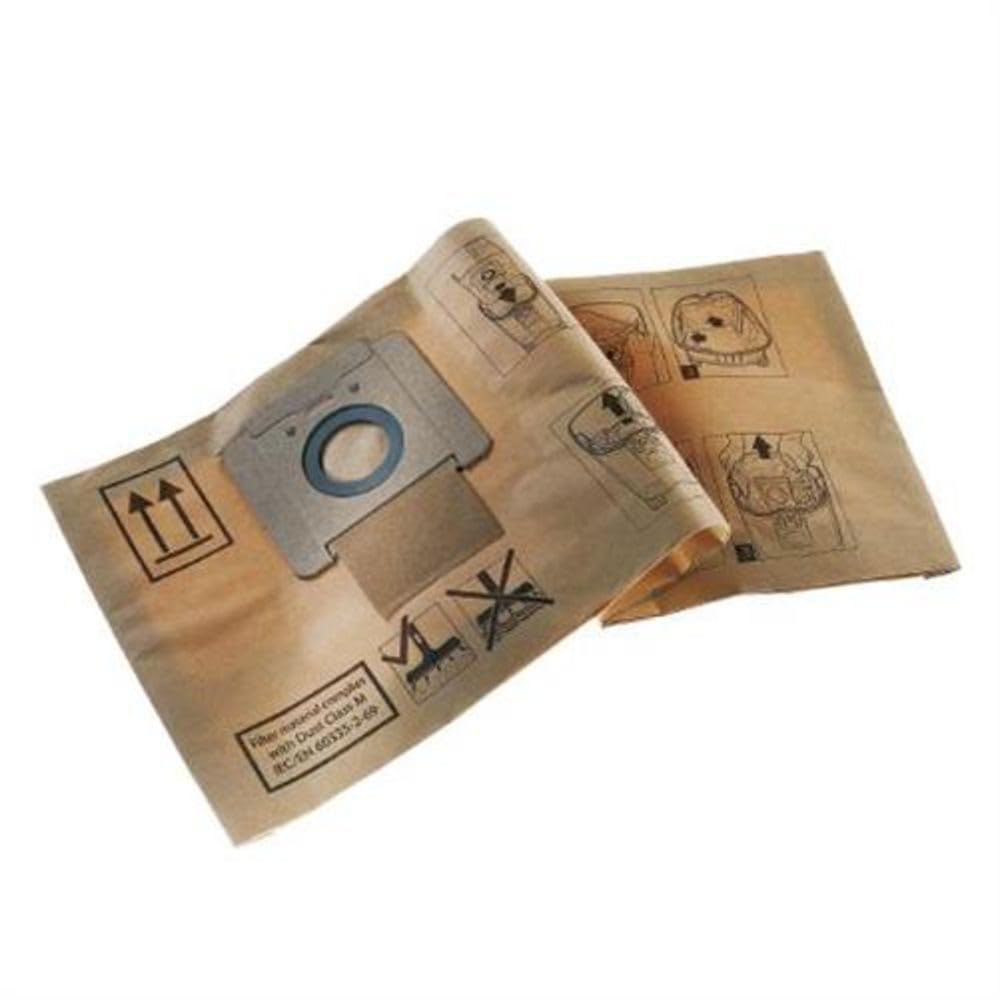 Nilfisk Bolsa de filtro (5 unidades, filtro para aspiradora industrial ATTIX 550, accesorios para aspiradora) 302000527 Other