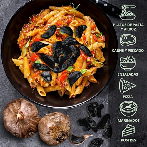 Miniatura 2 de Detox Organica - Ajo Negro - 4 Cabezas Fermentadas - Dientes Enteros - Fermentación De 90 Días - 100 Natural - Ajos Negros - Fresco, Sabor Picante - Agridulce Y Versátil - Vegano