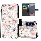 Matériau: Cet étui pour Samsung Galaxy S25 FE 5G est fabriqué en cuir synthétique PU et en silicone TPU doux et lisse, ce qui peut protéger votre smartphone contre les chocs et les chutes dans toutes les directions