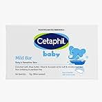 Cetaphil Baby Mild Bar 75gm Kids Soap for Bath, White, Medium