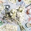 100 Sheets Watercolor Magnolia Tissue Paper, Florals Gift Wrap Decorative Tissue Paper for Bithday Wedding DIY Crafts Arts Party Gifts Filler Packing Supplies, 13.8 x 19.7 inches #4