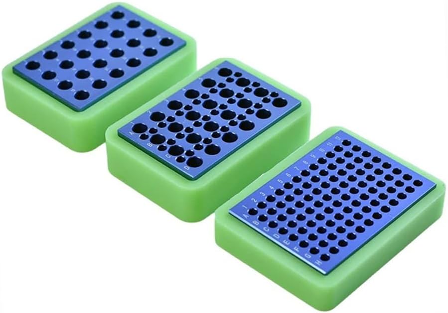 Lab Instruments Equipment Silicone Stand For Ice Modular Foam Rack For Aluminum Ice Box 0.2/1.5 ML PCR Cooler Coat(Silicone Large)