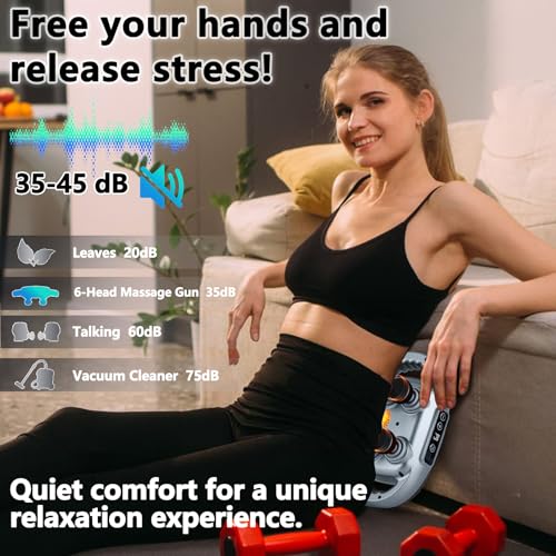 6 Head Massage Gun Deep Tissue with 9 Levels & 9 Modes, Electric Massager Tool for Legs, Arms, Waist, Back, Buttocks - Full Body Muscle Pain Relief, Ideal Gifts for Women, Men, Mom, and Dad - Image 4