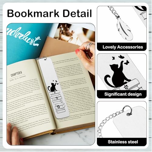 Pack of 3 Bookmarks, Metal Bookmarks, Personalised Bookmark with Pendant, Courage Bookmark, Gift, Educator Farewell - Image 3