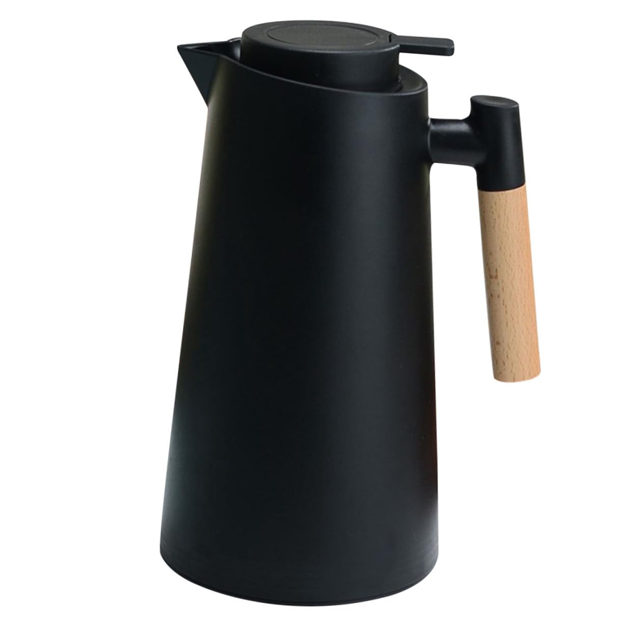 DOITOOL Termo de Vidrio al Vacío para Café y Té Botella de Agua Portátil Asa para Bebidas Frías y Calientes para Camping y Hogar