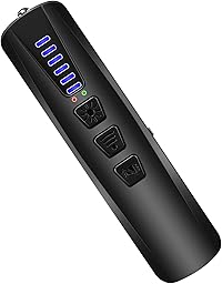 AI Hidden Camera Detector, Anti-Spy Camera Finder RF Signal & WiFi Scanner Hidden Devices Detector for GPS Trackers, 4 Modes for Hotel, Bathroom, Office, Car Travel Security (Black)