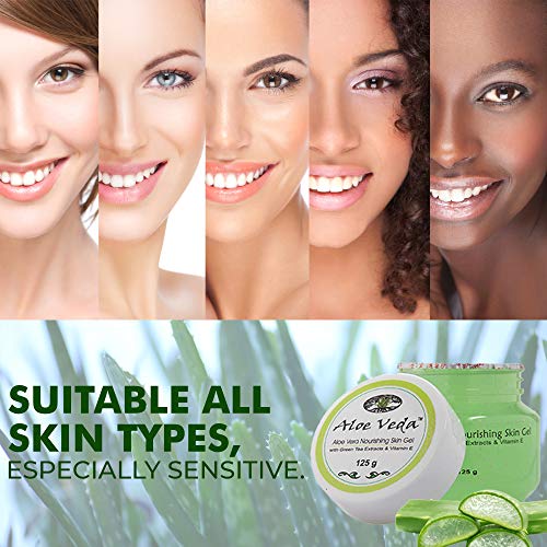 Image of Aloe Veda Aloe Vera Multipurpose Beauty Gel for Face,Skin and Hair-125g Pure Natural Gel - Ideal for Skin, Face, Acne Scars, Hair Care, Moisturizer & Dark Circles (Pack of 3 * 125g)