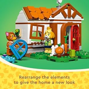 LEGO Animal Crossing Isabelle’s House Visit, Buildable Creative Toy Set for Kids, Includes Fauna and More Animal Crossing Toy Figures, Video Game Birthday Gift for Girls and Boys Ages 6 and Up, 77049 — photo 5 of 6