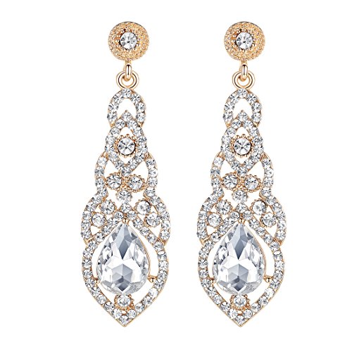 mecresh Classic Teardrop Wedding Dangle Earrings