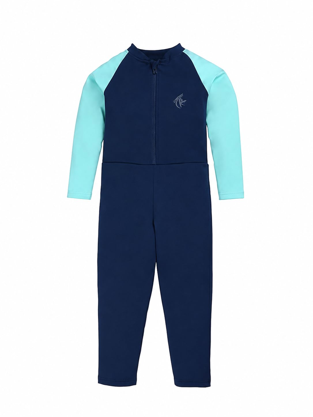 K Klub Boys & Girls Swimming Full Body Suit | Poly Spandex Knit Fabric | Full Sleeve Design | Cut and Sew Front Open Swimwear-image-42