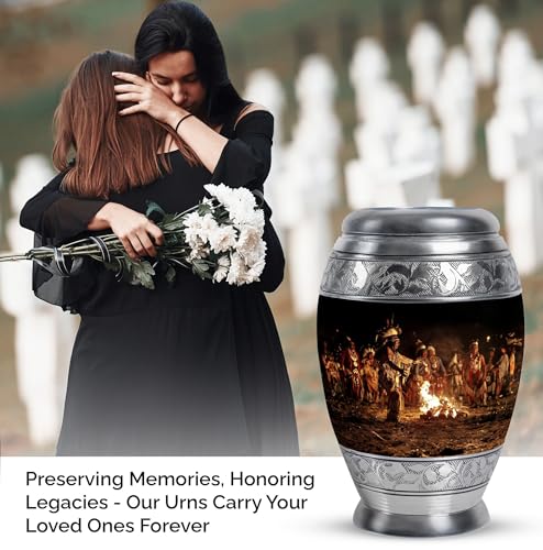 Image of Native American Urns for Ashes - Cremation Urns for Women - Urn for Ashes for Women - Cremation Urns for Ashes - Urns for Human Ashes Adult Female - (10 inch Pack of 1)