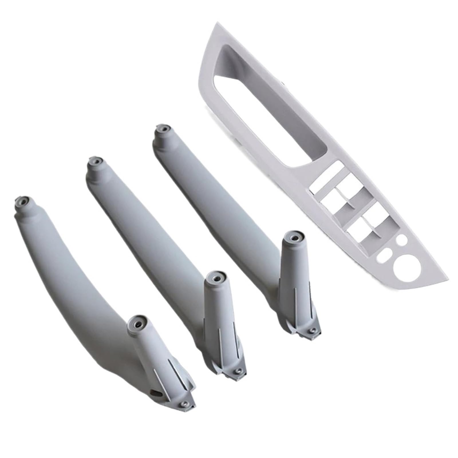 LVXVMOZEOK Interior Door Handle Armrest for X5 for X6 for E70 for E71 for E72 Interior Door Carbon Fiber Color Pull Handle Armrest Replacement(LHD Gray 4Pcs)