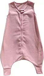 Saco Saquinho de Dormir Bebê Criança Com Pé (Sleep Bag) Cobertor de Vestir Soft (Rosa) Tam. G