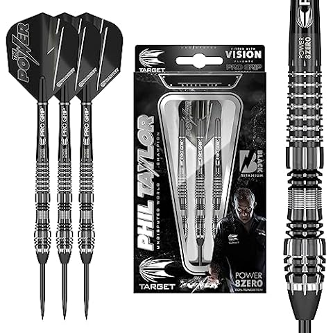Target Darts 190004 Dartpfeile 23G Schwarz Cover
