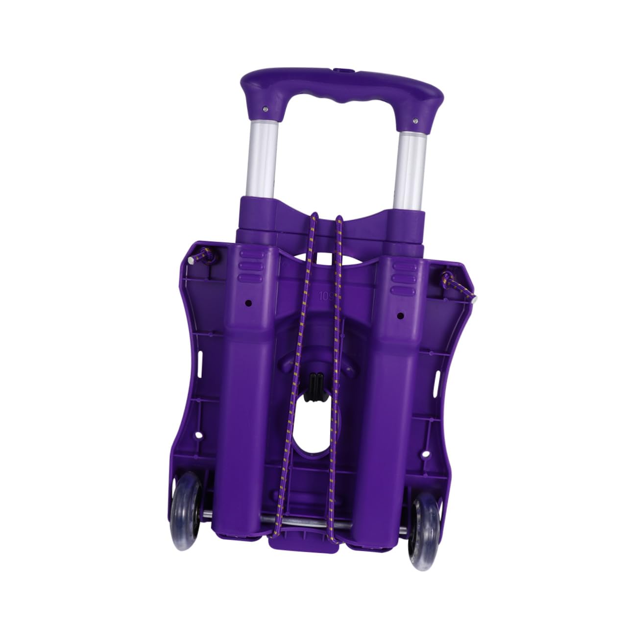 Chariot pliable portable en plastique renforcé pour rangement