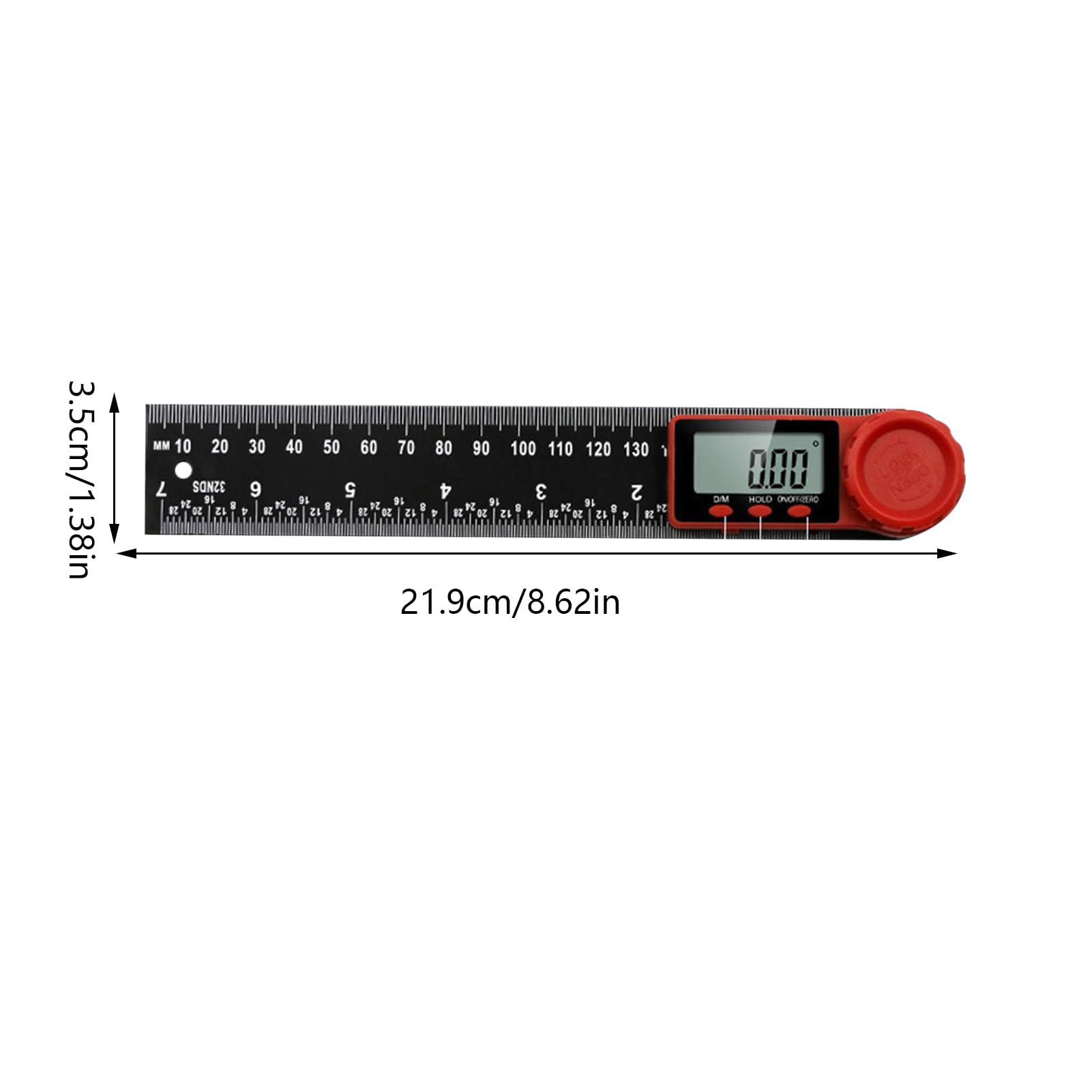 Goniometro digitale con display LCD alta precisione antiurto antiscivolo per costruzione scale