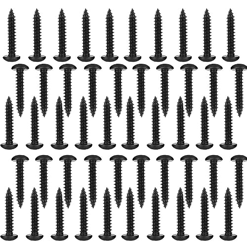 M3*40mm Black Self Tapping Screws, Phillips Pan Head Zinc Plating 304 Stainless Steel Screws