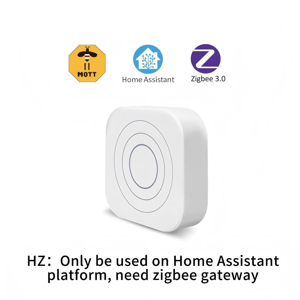 Sensore di presenza e movimento a microonde da 24 GHz con Zigbee 3.0, compatibile con Home Assistant e Zigbee2MQTT per l'automazione della sicurezza domestica (6)