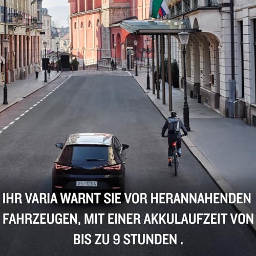 Garmin Varia RTL 516 - STVZO zugelassenes R&uuml;cklicht mit Radar-Technologie f&uuml;r die Erkennung herannahender Fahrzeuge bis zu 140 m, Warnung auf Garmin Radcomputern, 16 Sunden Akkulaufzeit