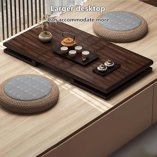 Table basse pliante en bambou pour optimiser les petits salons - 4