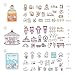 Mayplous Decorative Sticker Collection - 6 Pack Assorted Washi Stickers for Planners, Journals & Scrapbooking | Adhesive Embellishments for Diaries, Albums & DIY Crafts (Beauty)
