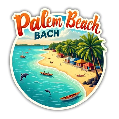 Image of Naxon Palolem Beach Goa Theme Souvenir Wooden Refrigerator Stylish Fridge Magnet - Travel Collectible Gift | Fridge Decoration Magnet for Kitchen & Home Decor | Size 3x3 Inches | Pack of 1