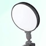 DAUERHAFT Portable Round Softbox Flash Diffuser, 40CM Foldable Round Shape Softbox Diffuser Flash Diffuser for Speedlight with a Storage Bag for Camera Flash Light Phototgraphy Accessories