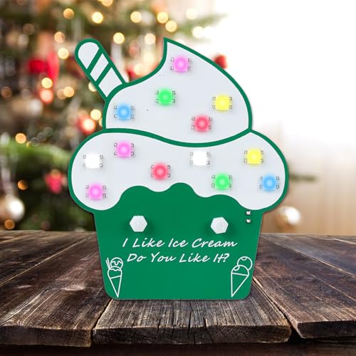 MiOYOOW SMD Soldering Practice Kit, Colorful LED Ice Cream Cup