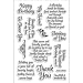STAMPENDOUS SSC1141 Perfectly Clear Stamp, Friendly Phrases Image